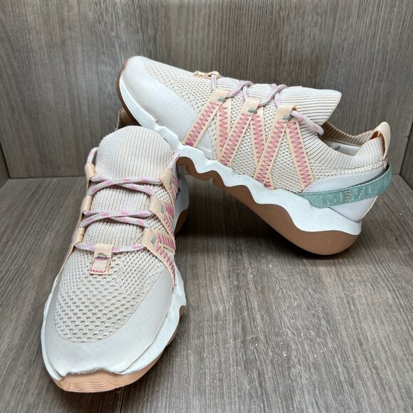 Madewell NF189 Field Knit Sneakers Womens 7.5M Lace Up Lightweight Pale Celadon - Picture 5 of 12